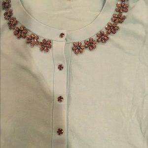 Kate Spade Cardigan with Jewel Collar